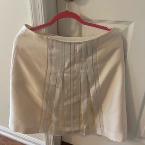NWT TORY BURCH CREAM SKIRT